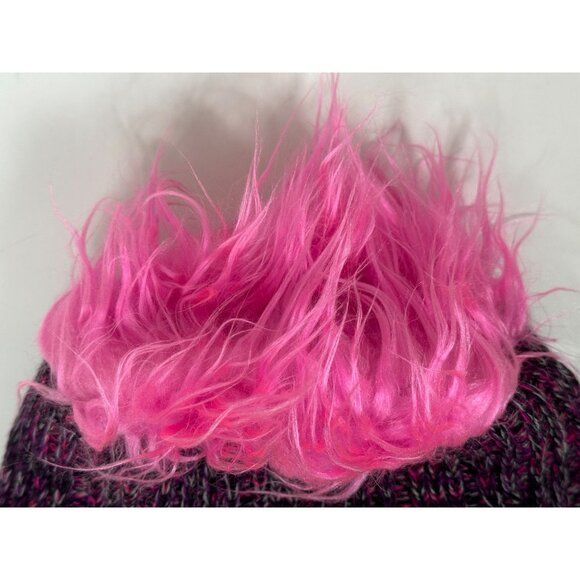 EISBAR Winter Ski Snow Furry Hat Cap Beanie Fuzzy Hair Fleece Pink Austria‎ - Picture 2 of 6